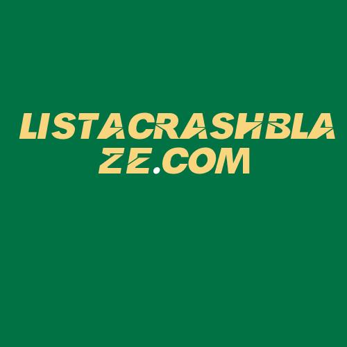 Logo da LISTACRASHBLAZE